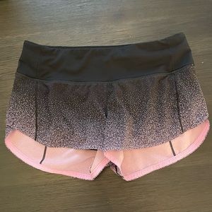 Lululemon speed shorts 2.5” size 2